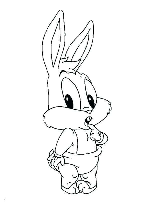 600x818 Baby Bunny Coloring Pages Bugs Bunny Coloring Pictures Baby Bunny