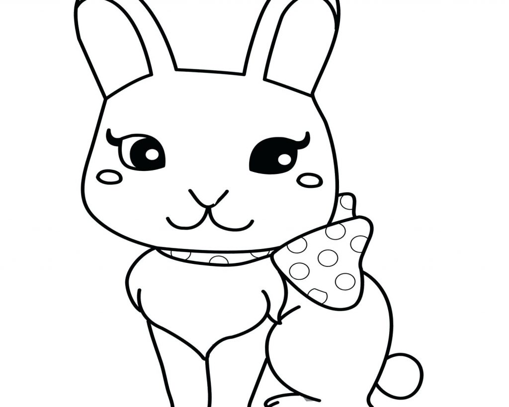 1024x819 Coloring Page ~ Free Rabbit Coloring Pages Excellent Kids Animal