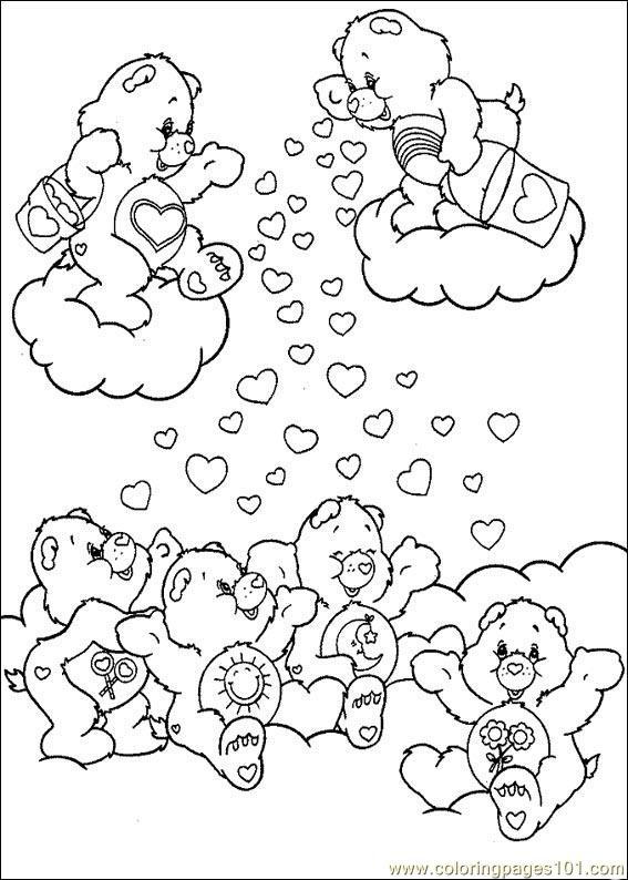 Baby Care Bears Coloring Pages at GetColorings.com | Free printable ...