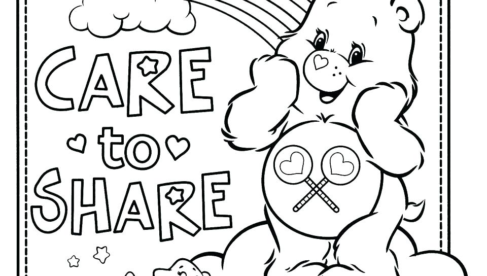 960x544 Care Bears Coloring Pages Coloring Pages Free For Kids Baby Care