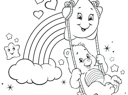450x334 Care Bears Coloring Pages Last Updated Baby Care Bears Coloring