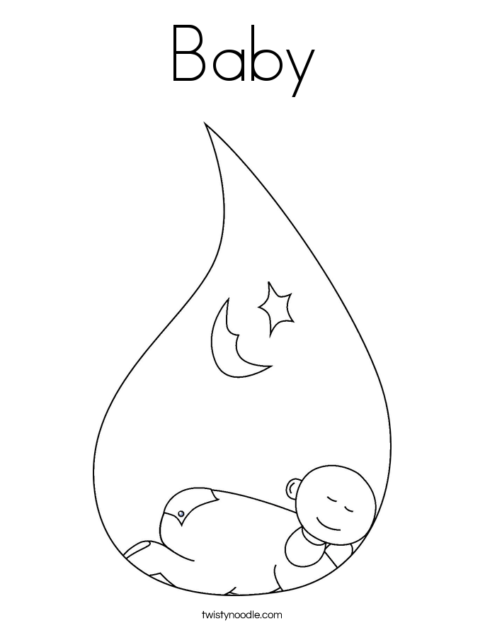 New Baby Coloring Pages 685x886 New Baby Coloring Pages