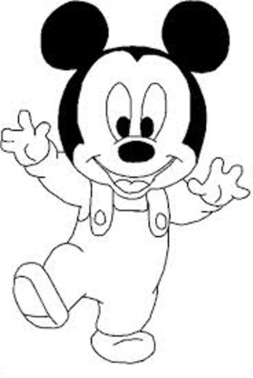 500x745 Baby Disney Characters Coloring Pages