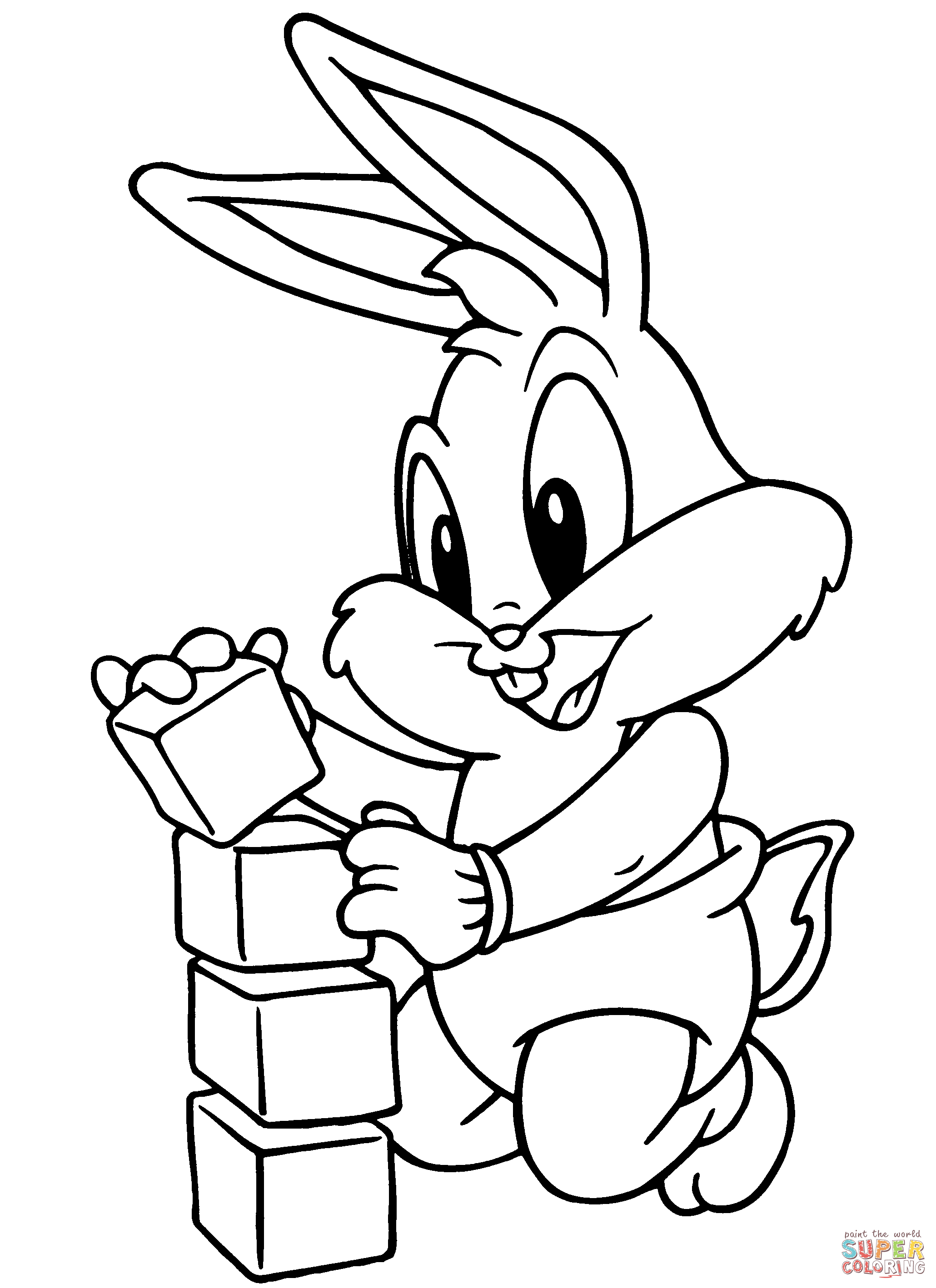 2060x2836 Baby Looney Tunes Taz Coloring Pages
