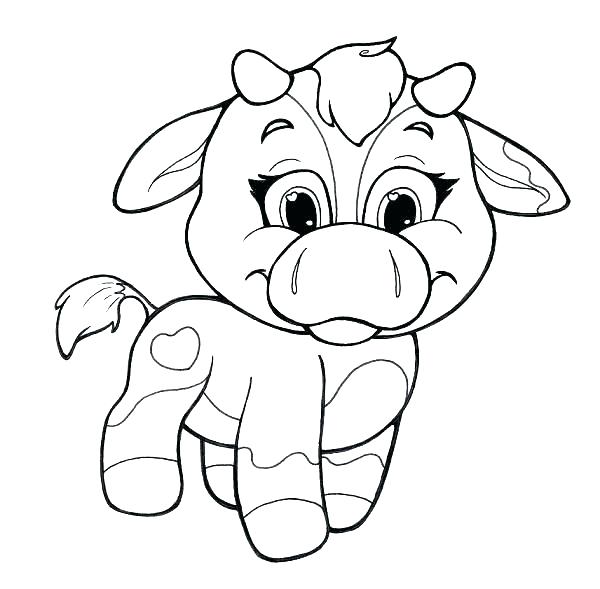 600x589 Coloring Pages Of Cute Animals