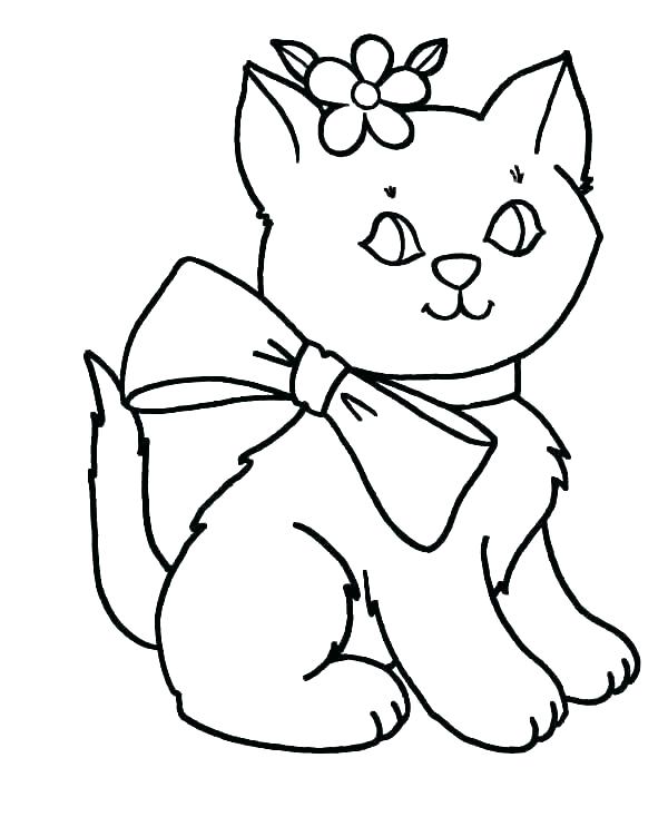 600x734 Baby Cat Coloring Pages Shippa.co