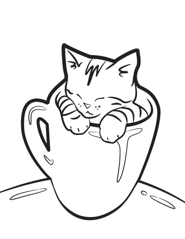 600x776 Baby Cat Coloring Pages Free Coloring Pages Of A Cute Kitten Cute