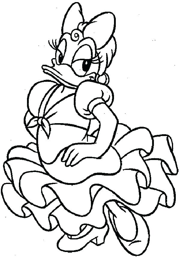 600x861 Rubber Duck Coloring Pages Duck Coloring Baby Daisy Duck Coloring