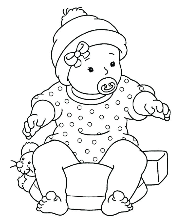 762x898 Babies Coloring Pages Baby Animals Coloring Page Free Printable