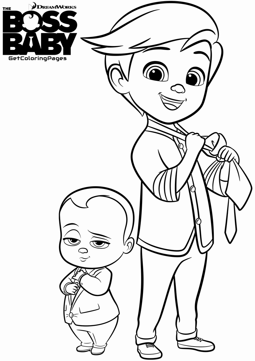 847x1200 The Boss Baby Coloring Pages