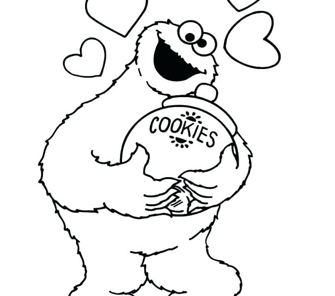 Cookie Monster Coloring Pages Cookie Monster Eat Big Cookie 678x600 Cookie Monster Coloring Pages Cookie Monster Eat Big Cookie