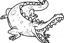 220x150 Charming Ideas Crocodile Coloring Pages To Print Hunter Pokemon