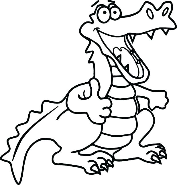 618x647 Crocodile Coloring Sheet Crocodile Coloring Pages Happy Crocodile