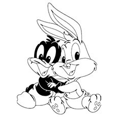 230x230 Baby Looney Tunes Lined Up And Smiling Together Baby Bugs Bunny