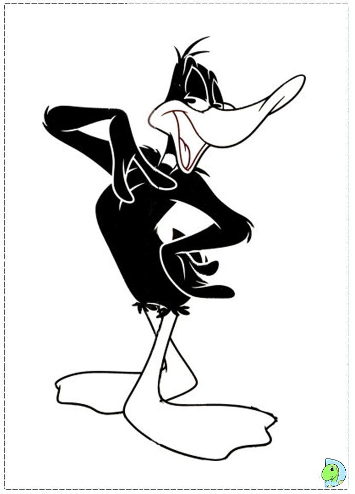 691x960 Baby Daffy Duck Baby Daffy Duck Coloring Pages Baby Daffy Duck