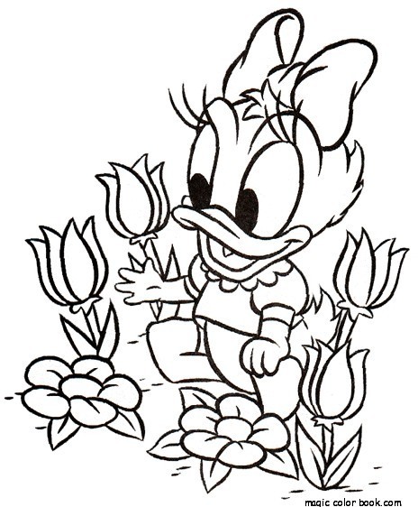 464x562 Baby Daisy Duck Free Coloring Pages