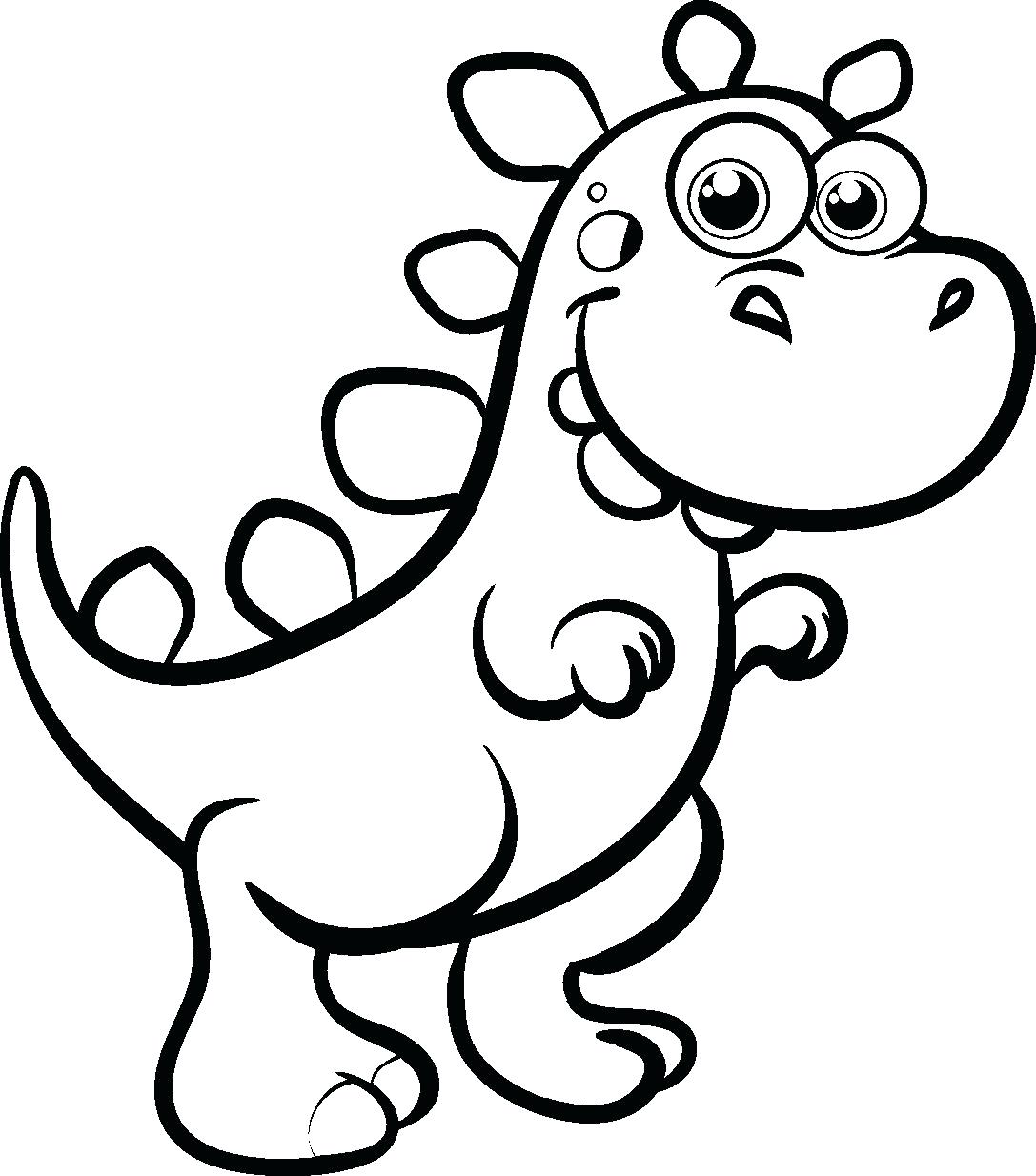 1087x1234 Baby Dinosaur Coloring Pages Studynow Me