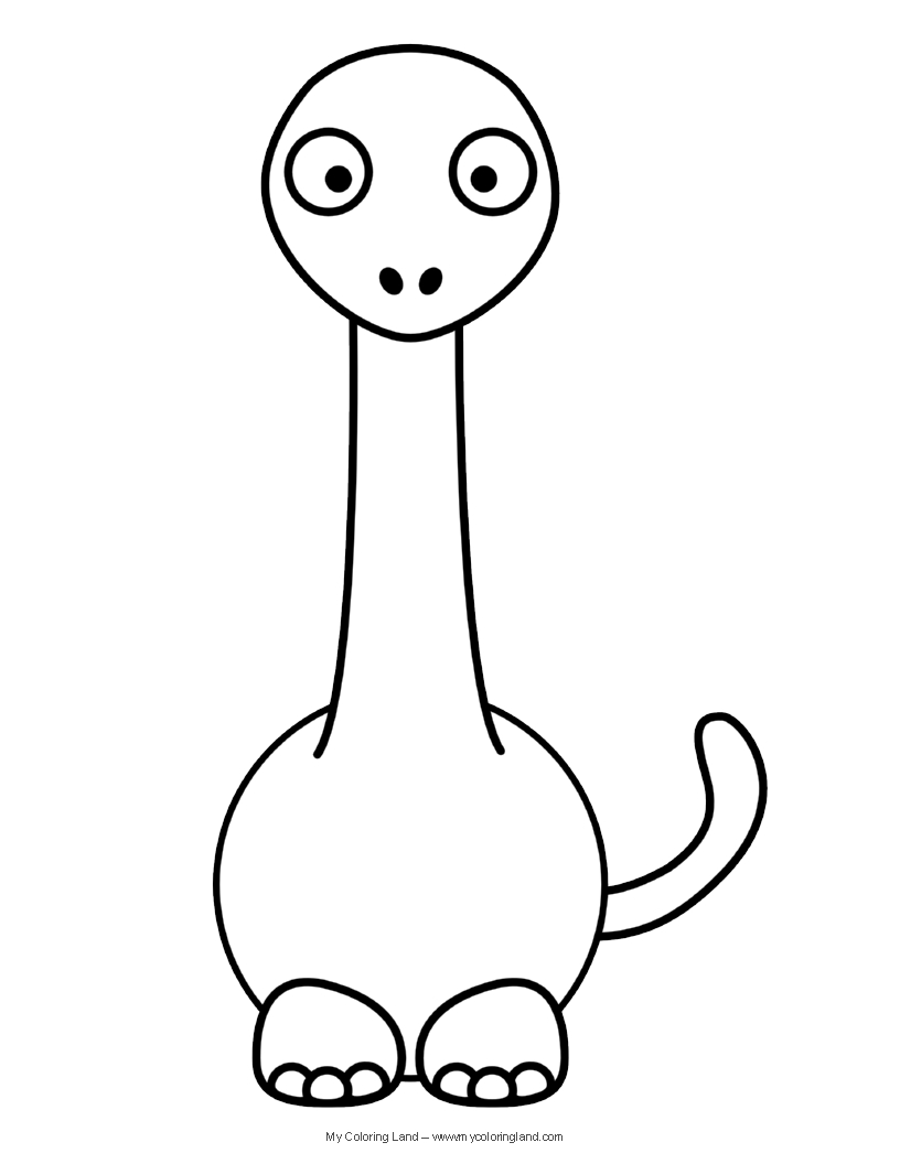 Cute Dinosaur Coloring Pages 816x1056 Cute Dinosaur Coloring Pages