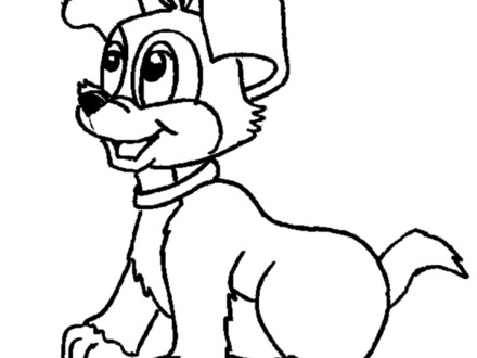 Baby Dog Coloring Pages