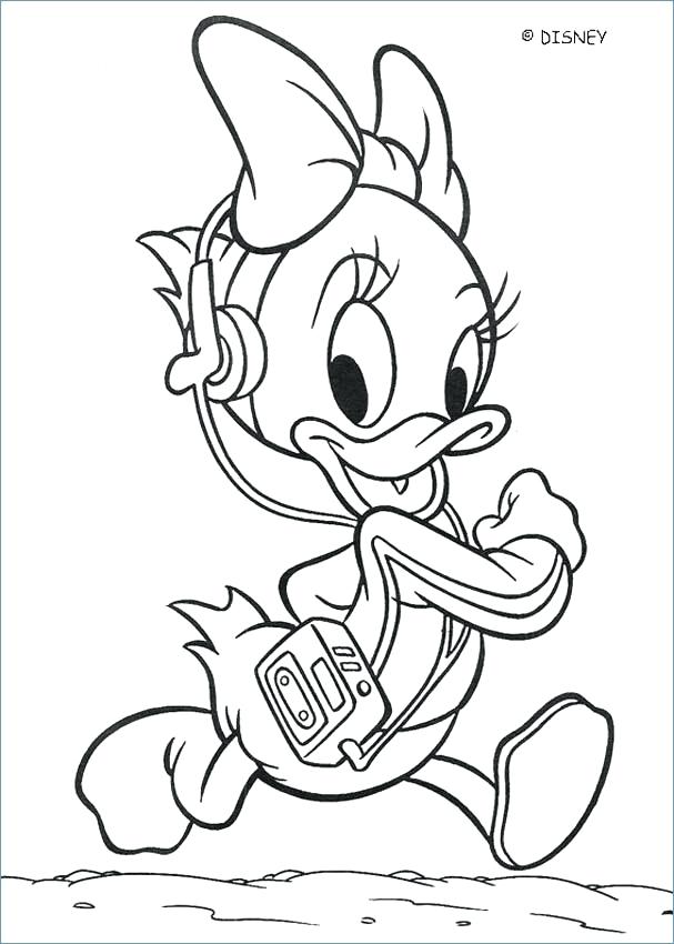 607x850 Donald Duck Coloring Pages Baby Duck Coloring Page Coloring Page
