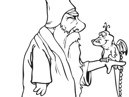 Baby Dragon Coloring Pages