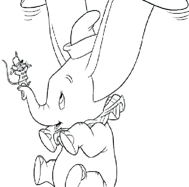 607x600 Dumbo Coloring Pages Coloring Page Dumbo Coloring Pages 6 Baby