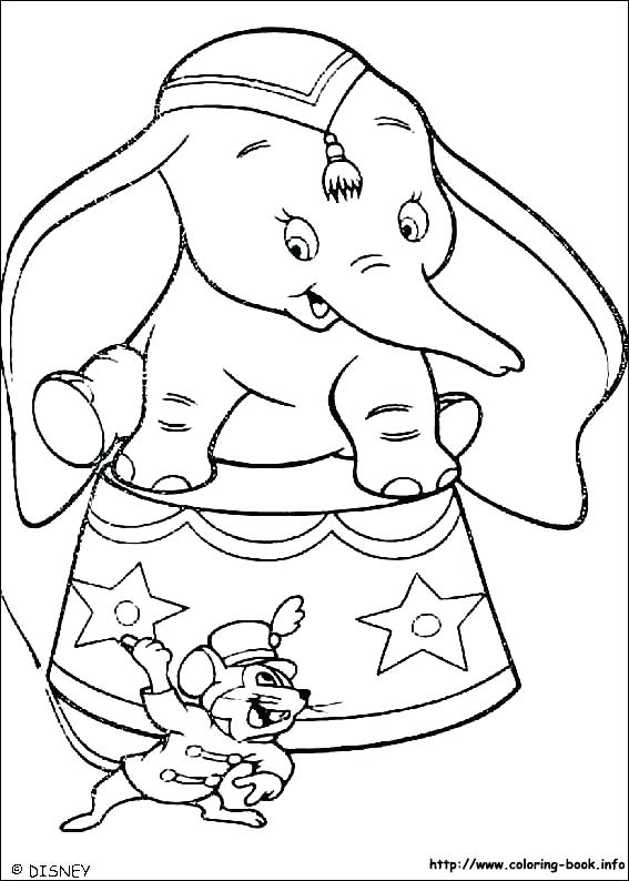567x794 Dumbo Coloring Pages Dumbo Coloring Page Dumbo Coloring Picture