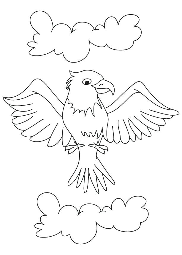Eagle Coloring Page For Kids Cartoon Eagle Coloring Page Coloring 613x860 Eagle Coloring Page For Kids Cartoon Eagle Coloring Page Coloring