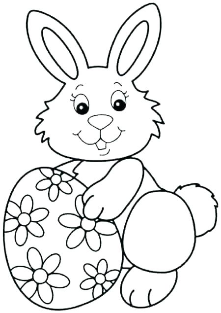 Baby Easter Bunny Coloring Pages at GetColorings.com | Free printable ...