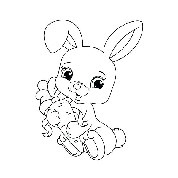 Baby Easter Bunny Coloring Pages at GetColorings.com | Free printable ...