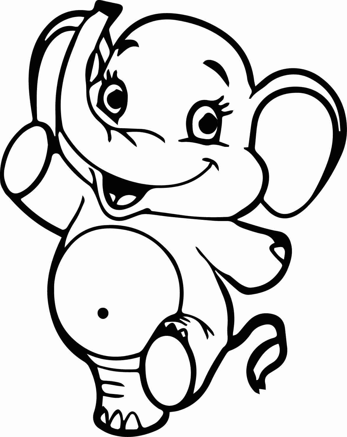 1172x1473 Baby Elephant Coloring Pages Bloodbrothers Me Adorable Colouring