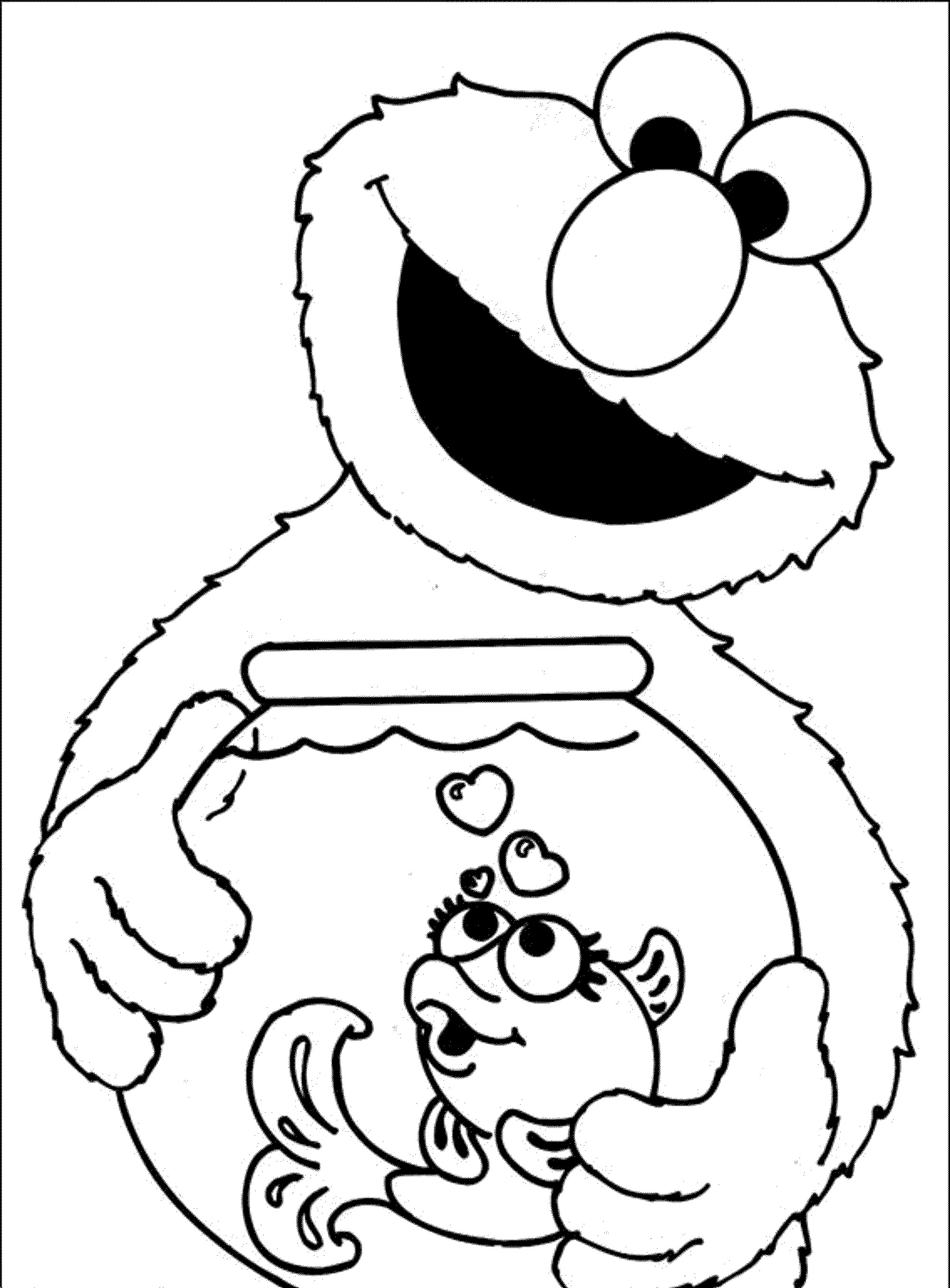 Highest Coloring Pages Of Baby Elmo Timely 3 I 2000x2712 Highest Coloring Pages Of Baby Elmo Timely 3 I