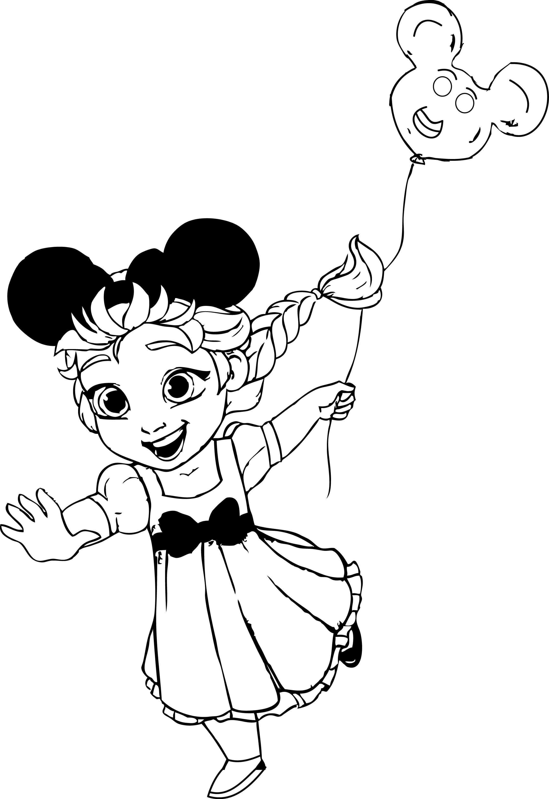 Baby Elsa Coloring Pages at GetColorings.com | Free printable colorings