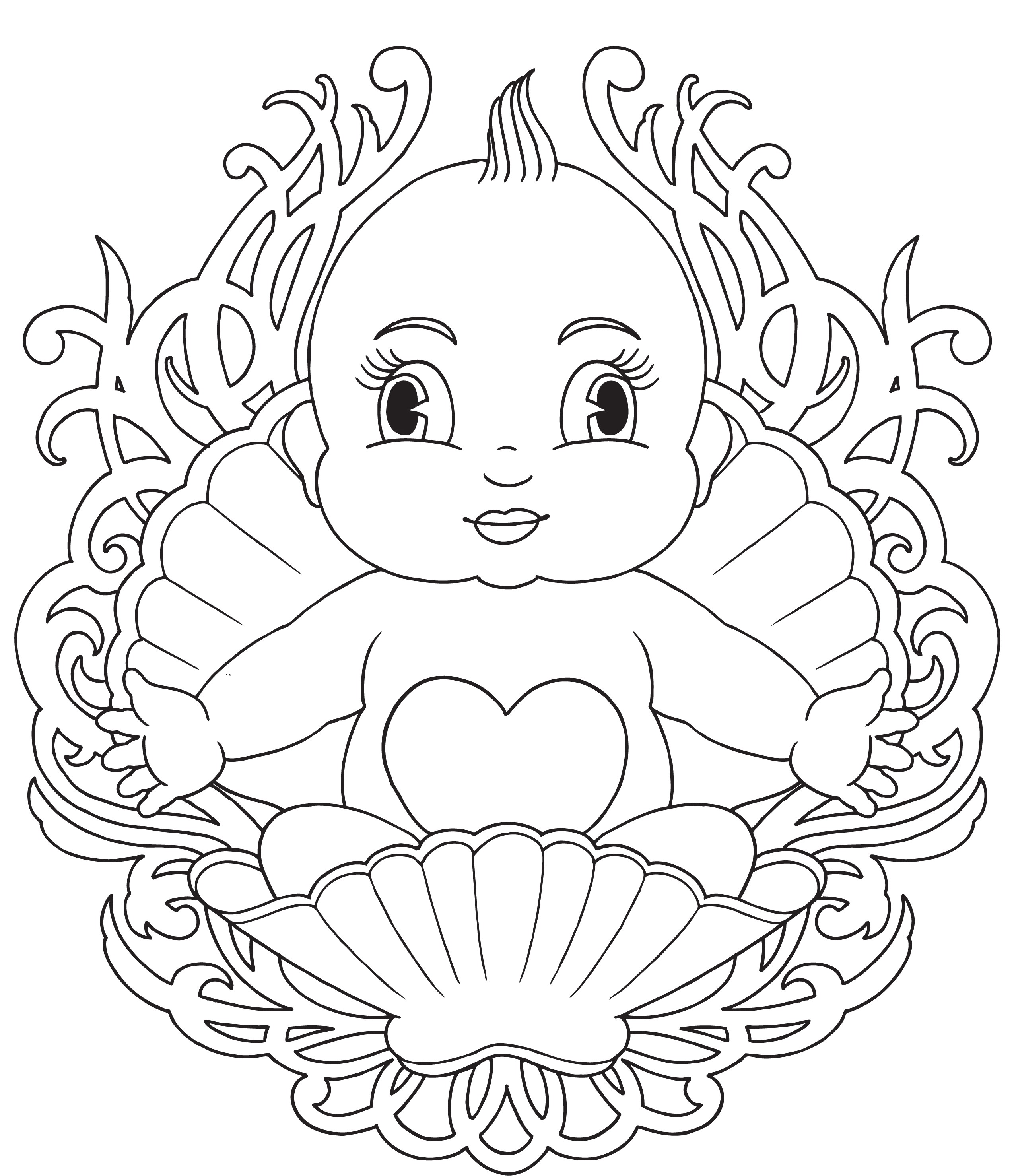 Baby Elsa Coloring Pages at GetColorings.com | Free ...