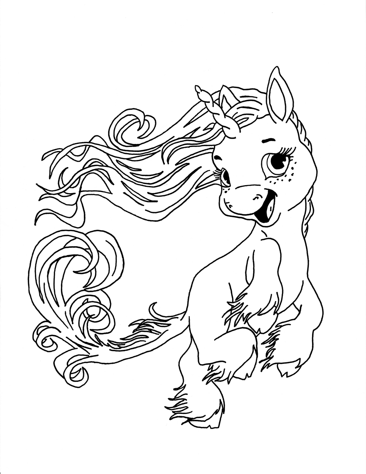 Baby Fairy Coloring Pages