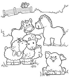 236x277 Baby Farm Animal Coloring Pages Farming, Animal And Babies