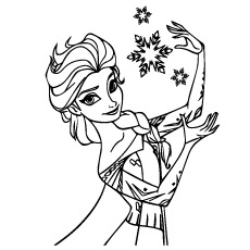 230x230 50 Beautiful Frozen Coloring Pages For Your Little Princess