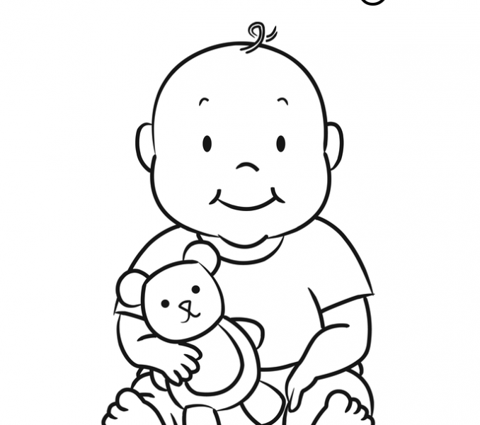 Baby Girl Colouring Pages Newborn Ba Girl Coloring Pages Kids 678x600 Baby Girl Colouring Pages Newborn Ba Girl Coloring Pages Kids