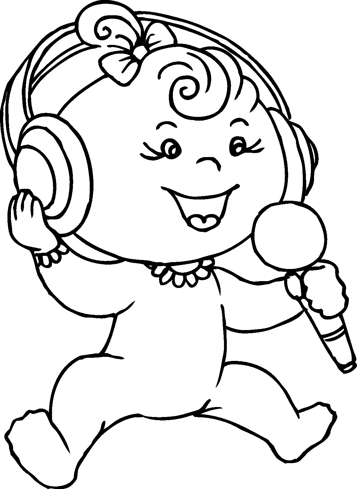 Coloring Pages Of A Baby Girl 1146x1569 Coloring Pages Of A Baby Girl