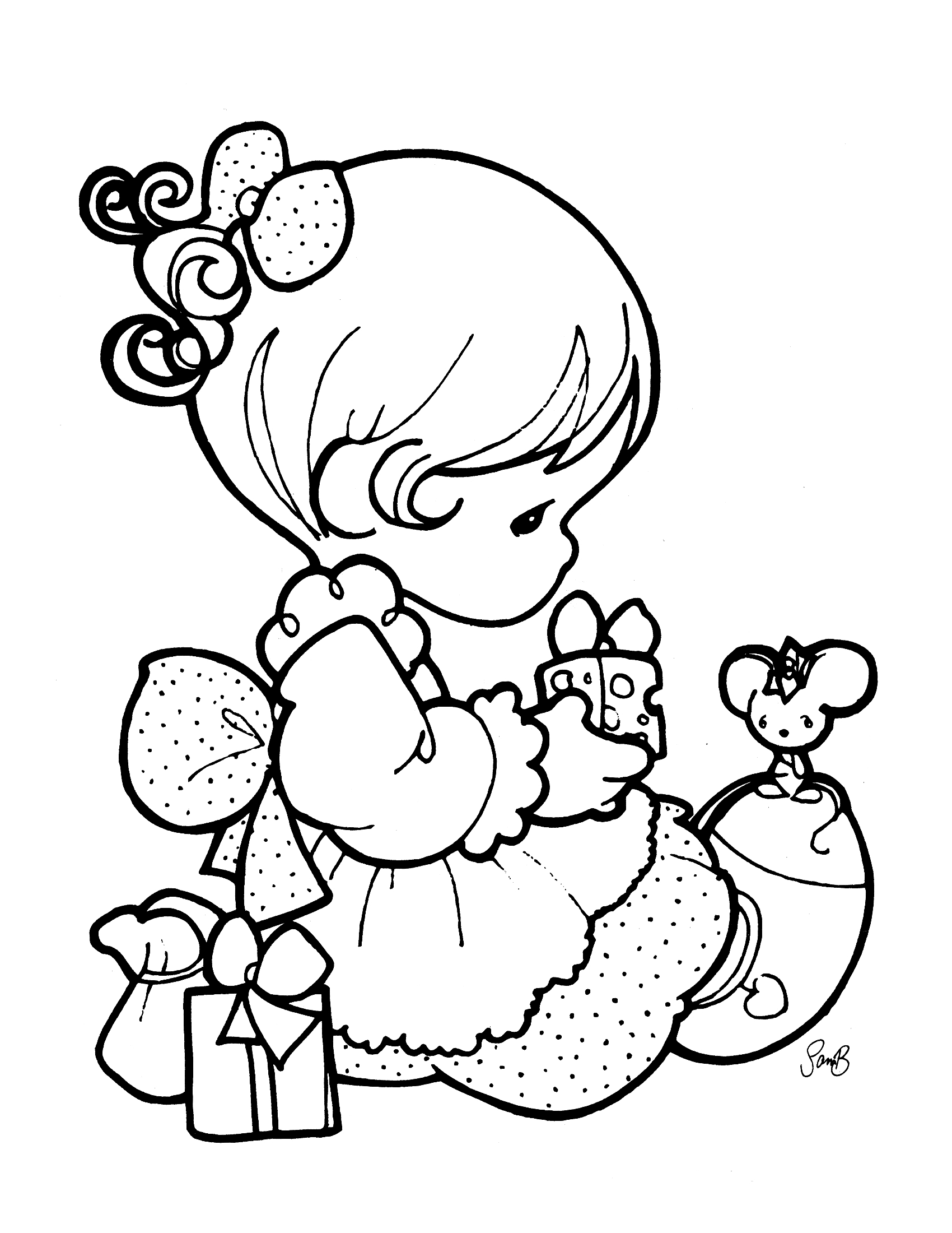 Promising Cute Baby Girl Coloring Pages For Girls Color Bros 1700x2200 Promising Cute Baby Girl Coloring Pages For Girls Color Bros