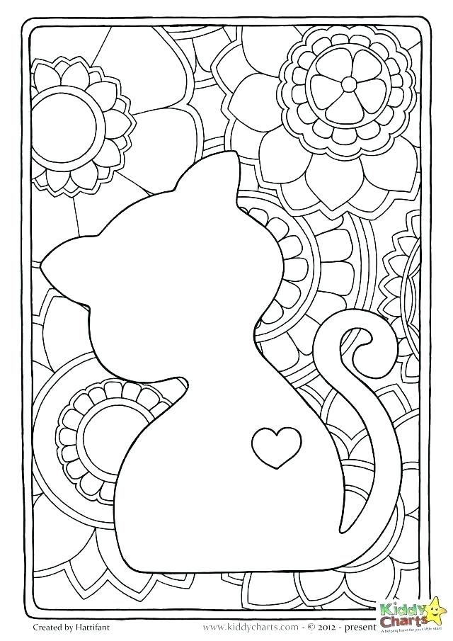 Printable Cat Coloring Pages For Adults Printable Coloring Pages 640x905 Printable Cat Coloring Pages For Adults Printable Coloring Pages