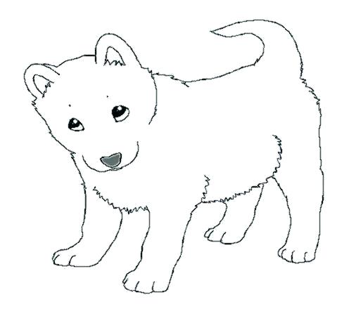 Husky Coloring Page Coloring Page Of Husky Puppy Dog Symbol Of New 506x447 Husky Coloring Page Coloring Page Of Husky Puppy Dog Symbol Of New