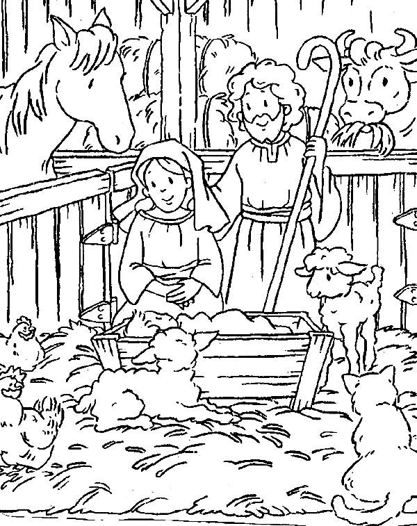 Baby Jesus Nativity Picture Coloring Page 600x757 Baby Jesus Nativity Picture Coloring Page