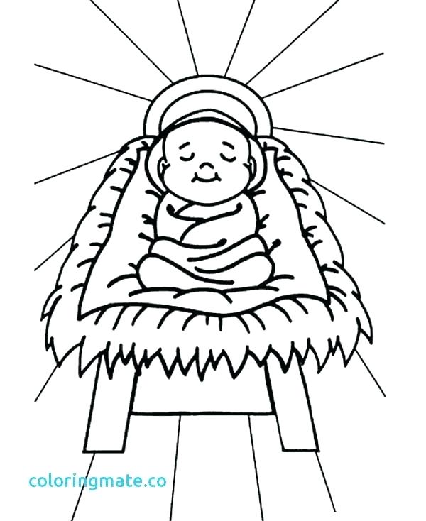 Baby Jesus Coloring Page at GetColorings.com | Free printable colorings ...