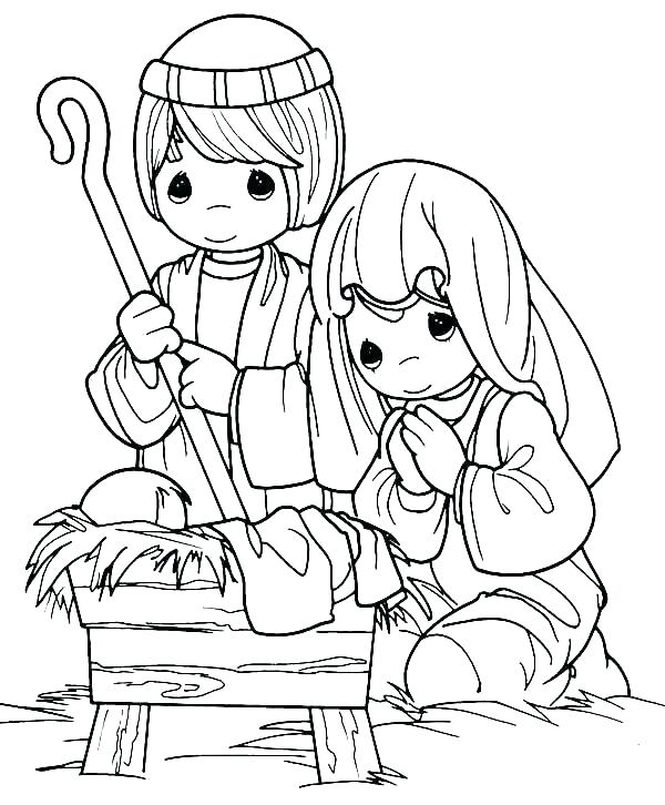 600x726 Baby Jesus Coloring Pages And Baby Coloring Page Here Are Baby