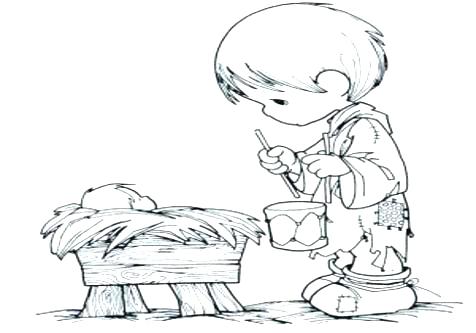 476x333 Baby Jesus Coloring Pages