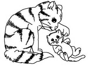 Baby Kitty Coloring Pages