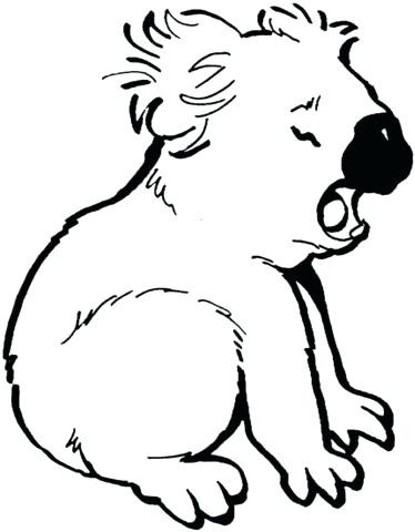 Koala Coloring Page Click To See Printable Version Of Crying Koala 374x480 Koala Coloring Page Click To See Printable Version Of Crying Koala