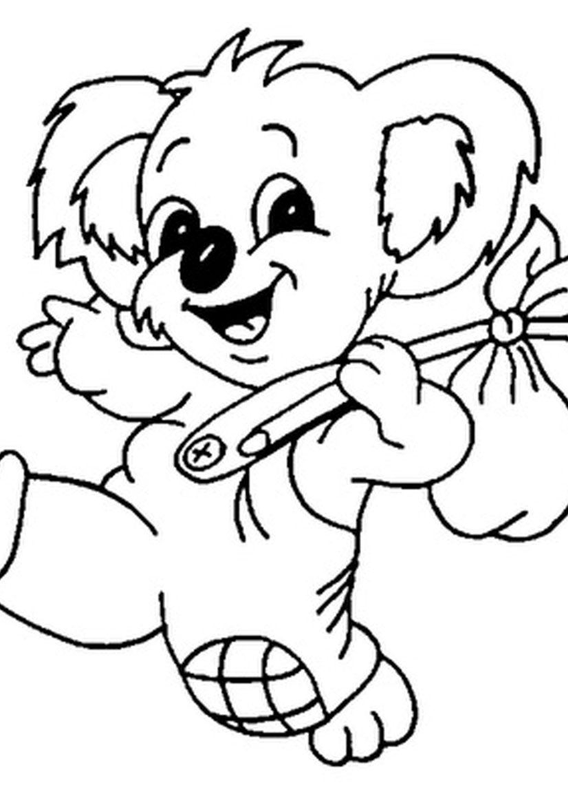 Baby Koala Coloring Sheets Free Coloring Pages 826x1169 Baby Koala Coloring Sheets Free Coloring Pages
