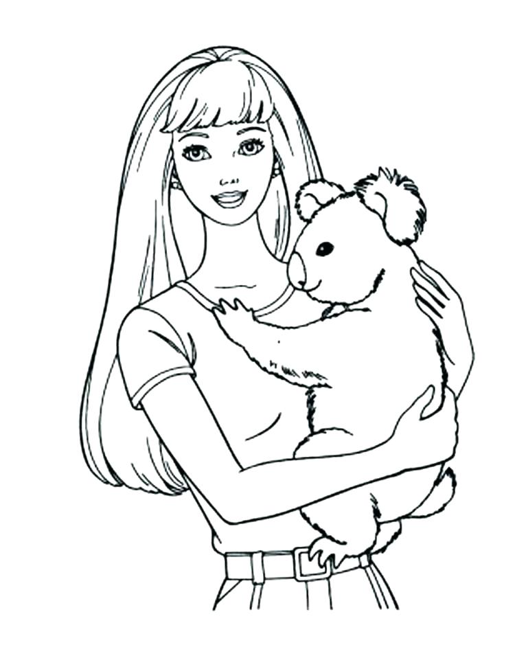 Baby Koala Coloring Pages at GetColorings.com | Free printable ...